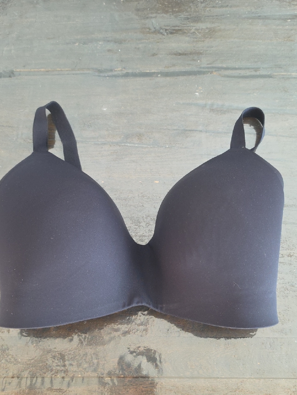 (6++) knix Black Seamless Padded T-Shirt Bra Comfy Seamless Everyday Lounge Soft